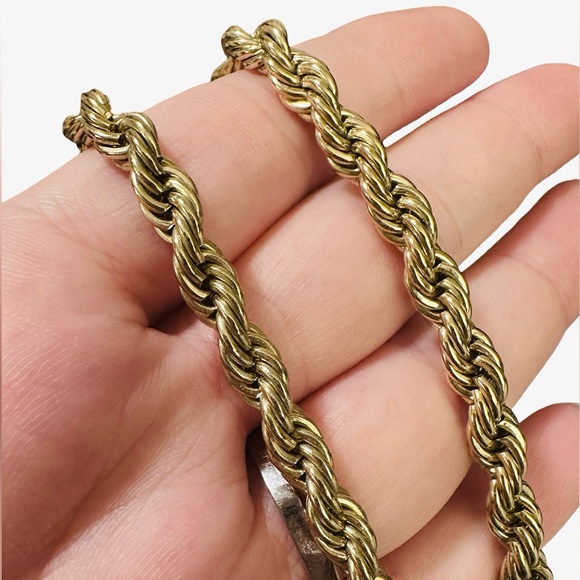 Express Gold Rope Chain Necklaces - Set of Two - Picture 6 of 9